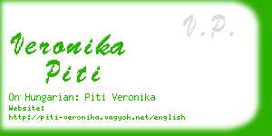 veronika piti business card